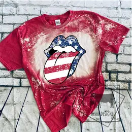 American Tongue Out Tee